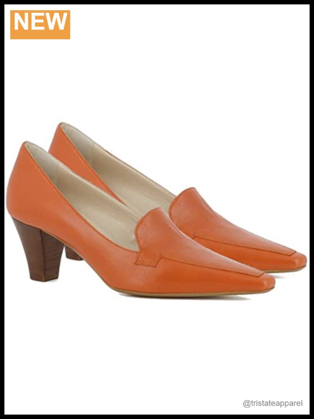Women's Chunky Block Heel Square Toe Slip On Loafers Suede Office Work